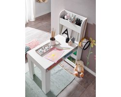 Veelzijdig Kinderbureau met Opbergruimte en Geïntegreerde Plank - 90x50x110 cm – foto 3