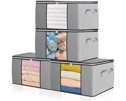 Grote Opbergzakken voor Kleding en Textiel - Set van 4 (90L per stuk) – foto 3