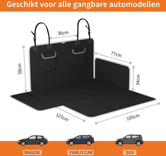 Universele Kofferbakbescherming voor Honden – foto 6