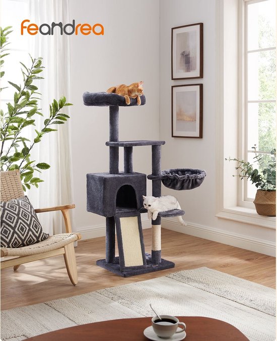 Luxe Krabpaal met Ligplaats en Speelopties voor Katten - Rookgrijs – foto 6
