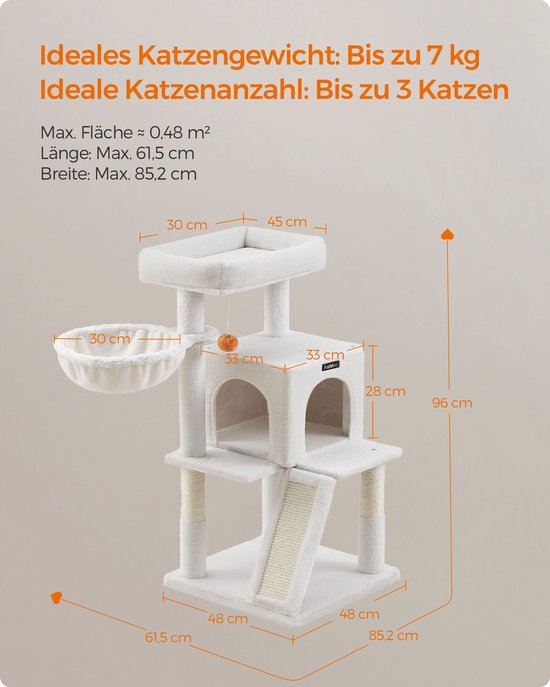 Luxe Krabpaal met Uitgestrekt Platform en Comfortabele Rustplek – foto 6