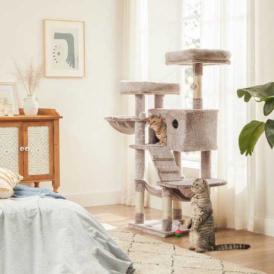 Luxe Kattenkrabpaal met Comfortabele Ligplaatsen en Diverse Speelopties – foto 2