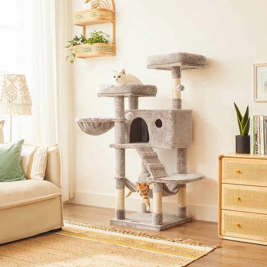 Luxe Kattenkrabpaal met Comfortabele Ligplaatsen en Diverse Speelopties – foto 6