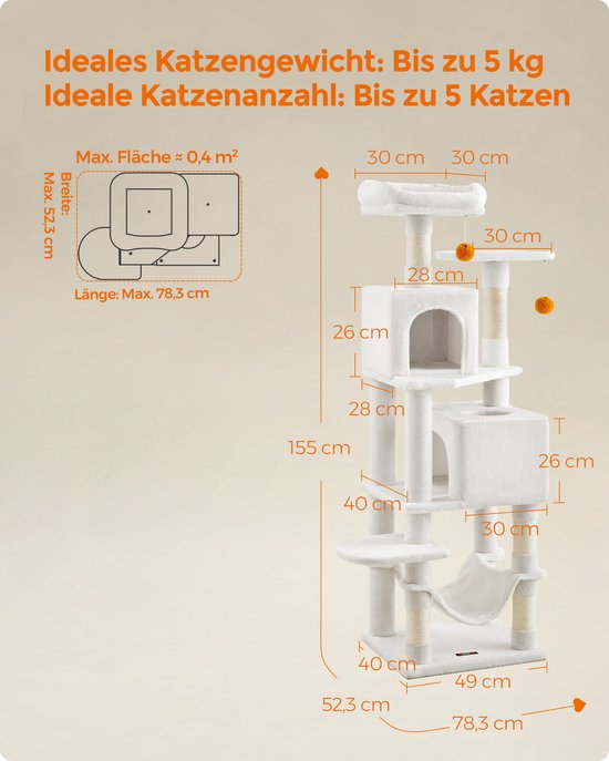 Grote Krabpaal met Platformen en Diverse Krabmogelijkheden – foto 5