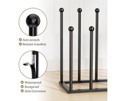 Elegant Laarzen- en Schoenenrek voor 8 Paar - Zwart – foto 3