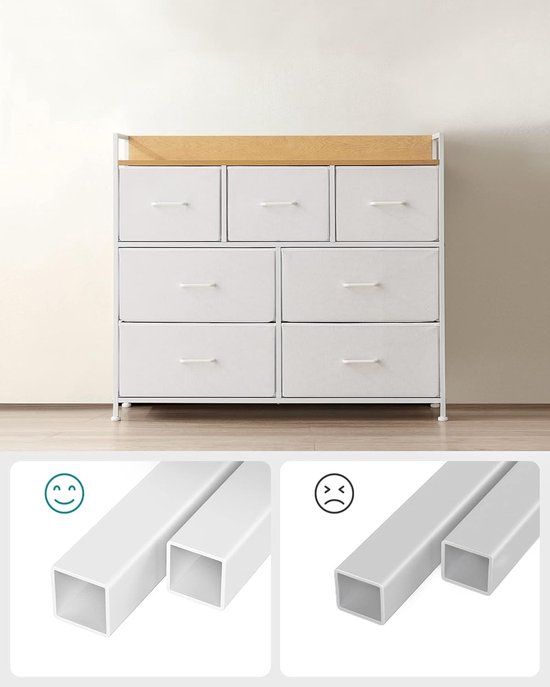 Industriële Ladekast met 7 Laden - Rustiek Bruin en Zwart Design – foto 5
