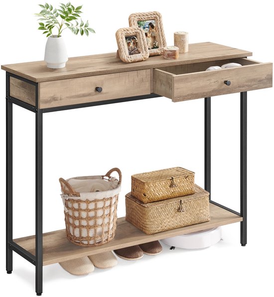 Haltafel met 2 Lades en Industriële Charme – foto 1
