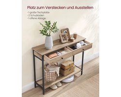 Haltafel met 2 Lades en Industriële Charme – foto 5