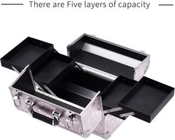 Luxe Organizer Koffer - Rose Pink - Multifunctioneel & Robuust (32x21x26 cm) – foto 3
