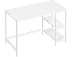 Elegant Wit Bureau - Ruim Werkblad en Stevige Constructie – foto 1