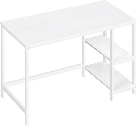 Elegant Wit Bureau - Ruim Werkblad en Stevige Constructie – foto 2