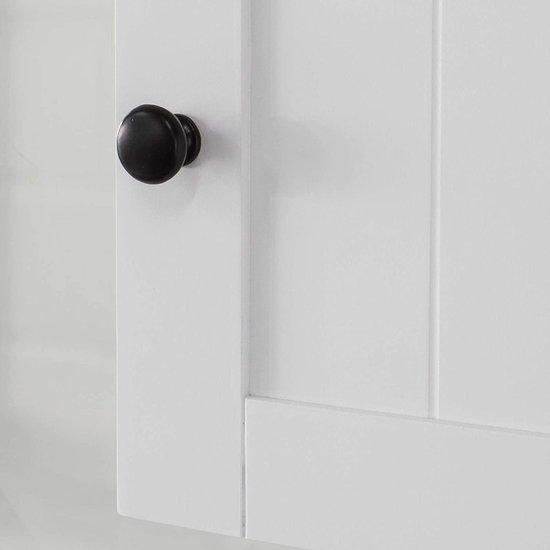 Veelzijdige Wandkast voor Badkamer, Keuken of Hal - Wit MDF – foto 1