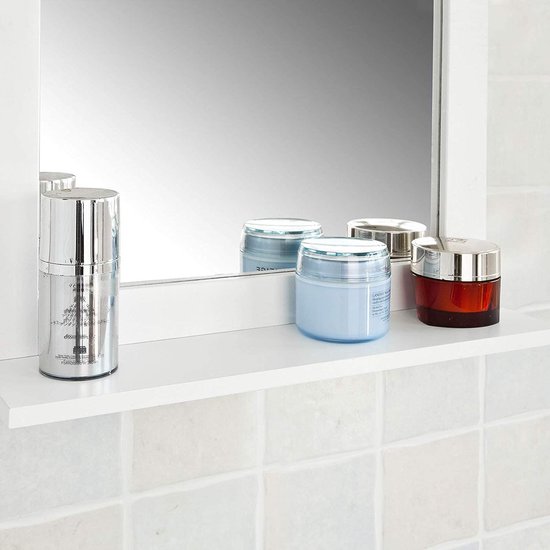 Stijlvolle Wandspiegel met Plank voor Badkamer en Meer - Wit MDF – foto 4