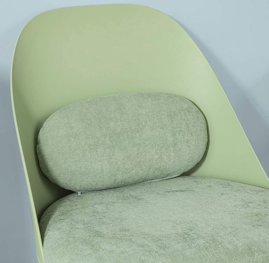 Comfortabele Relaxfauteuil met Voetenbank - Groen en Beukenhout – foto 3
