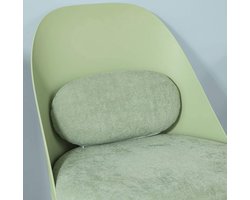 Comfortabele Relaxfauteuil met Voetenbank - Groen en Beukenhout – foto 4
