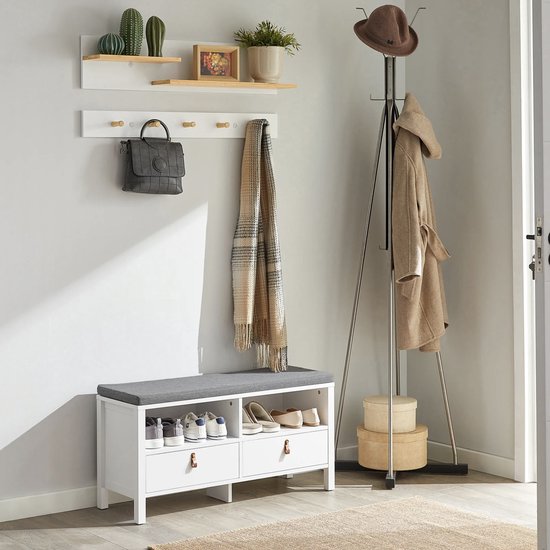 Wandkapstok met Planken en Haken - Modern Design – foto 2