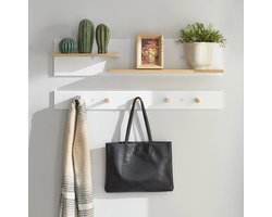 Wandkapstok met Planken en Haken - Modern Design – foto 6
