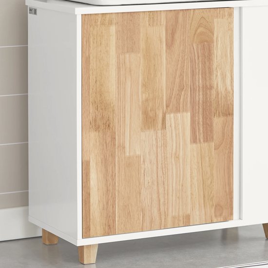 Elegant Wastafelmeubel voor de Badkamer - Wit & Houtlook – foto 5