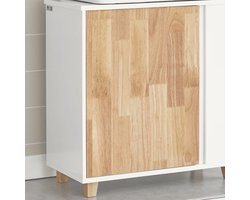 Elegant Wastafelmeubel voor de Badkamer - Wit & Houtlook – foto 6