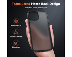 Matte Transparante Telefoonhoes - Krasbestendig & Schokabsorberend – foto 5