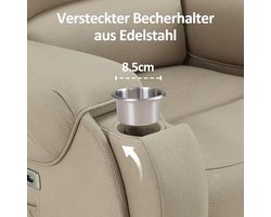 Luxe Elektrische Relaxfauteuil met Sta-op Hulp, Massage en Verwarming – foto 1