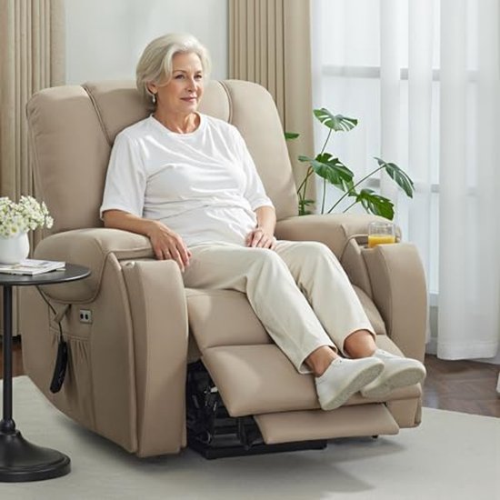 Luxe Elektrische Relaxfauteuil met Sta-op Hulp, Massage en Verwarming – foto 5
