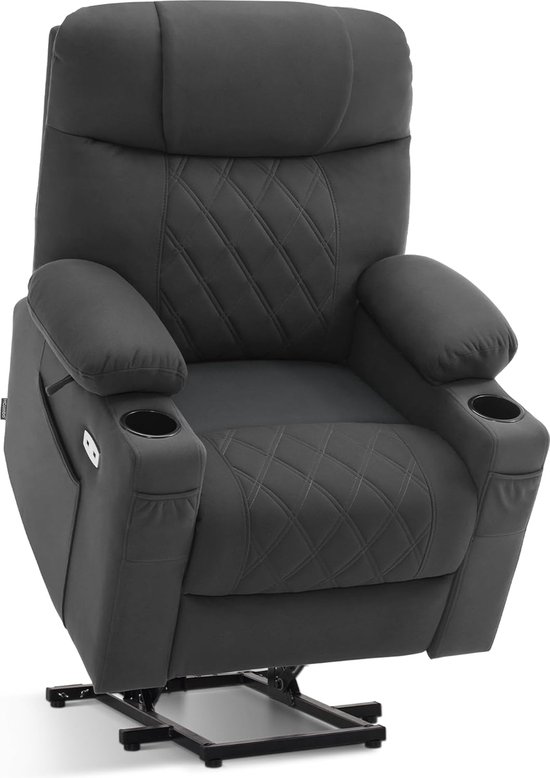 Comfortabele Relaxfauteuil met Elektrische Opstahulp en Verstelbare Ligfunctie – foto 2