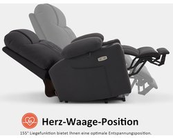 Comfortabele Relaxfauteuil met Elektrische Opstahulp en Verstelbare Ligfunctie – foto 4