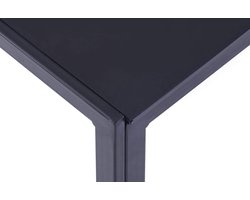 Stijlvolle 5-delige Eetkamerset met Blauwe Stoelen – foto 1