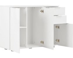 Elegant Hoogglans Wit Dressoir met Opbergruimte – foto 6