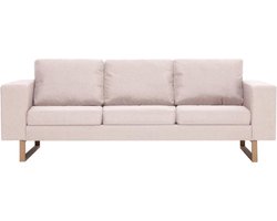 Comfortabele Driezitsbank - Crème Stoffen Bekleding – foto 6