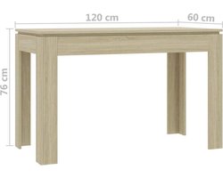 Eettafel met Sonoma Eikenlook - 120x60 cm – foto 1