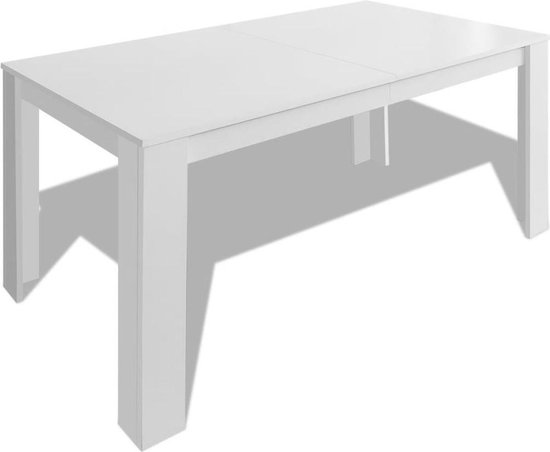 Moderne Eettafel - Strak Wit Design voor Elke Ruimte – foto 4