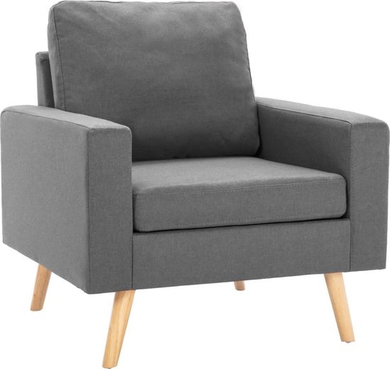 Comfortabele Fauteuil Lichtgrijs – Perfecte Ontspanning voor Uw Woonkamer – foto 3