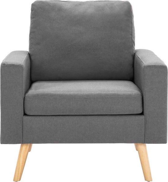 Comfortabele Fauteuil Lichtgrijs – Perfecte Ontspanning voor Uw Woonkamer – foto 5