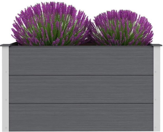 Verhoogde Plantenbak voor Tuin en Terras - Grijs – foto 2