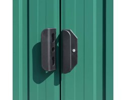 Ruime Tuinberging van Gegalvaniseerd Staal met Schuifdeuren - Groen – foto 5