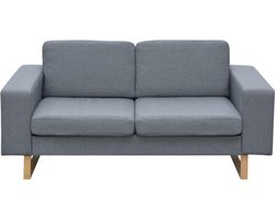 Stijlvolle Tweezitsbank – Comfort en Design in Lichtgrijs – foto 5
