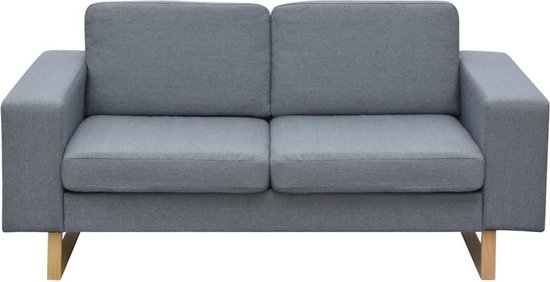 Stijlvolle Tweezitsbank – Comfort en Design in Lichtgrijs – foto 6