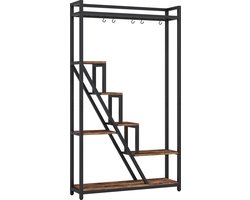 Modern laddervormig plantenrek met 7 lagen en S-haken voor binnen & buiten – foto 1