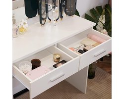 Luxe Kaptafel met Verstelbare LED-Verlichting en Comfortabele Kruk – foto 5
