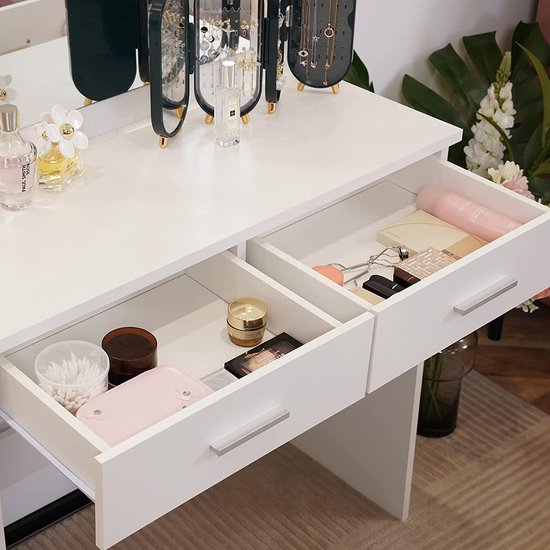 Luxe Kaptafel met Verstelbare LED-Verlichting en Comfortabele Kruk – foto 6