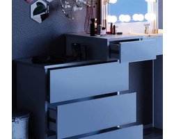 Luxe Kaptafel met LED Spiegel en Comfortabel Bankje – foto 6