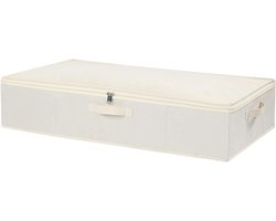 Praktische Opbergcontainer voor Onder Bed - Beige - 80 x 40 x 15 cm – foto 2