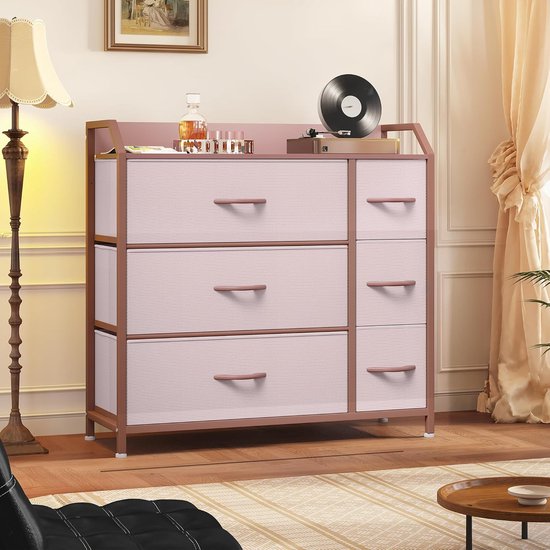 Moderne Opbergkast met 6 Laden - Donkergrijs Design – foto 5