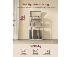 Stijlvolle Platenspelerstandaard met Opbergruimte voor Vinyl – foto 5