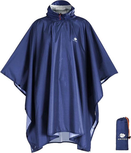 Veelzijdige Unisex Regenponcho van Ripstop Nylon - Lichtgewicht en Duurzaam – foto 2