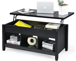 Multifunctionele Salontafel met Hefblad en Verborgen Opbergruimte – foto 3
