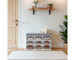 Elegante Schoenbank met Opbergruimte en Comfortabele Zitting – foto 6