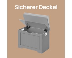 Elegante Schoenenbank met Verborgen Opbergruimte - Stijlvol Grijs – foto 3